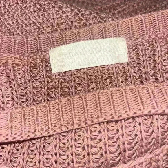 Altar'd State Womens Brown Knit Cutout Neck And Sleeve Sweater Size M - Picture 3 of 4